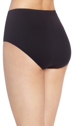 Bali Womens Comfort Revolution Seamless Underwear Brief Size 8/9 Black NEW - Picture 2 of 4