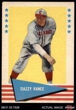 1961 Fleer #81 Dazzy Vance Reds HOF 4 - VG/EX