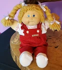1985 Vintage Cabbage Patch Kid Toothy Butterscotch Hair/Blue Eyes OK Factory