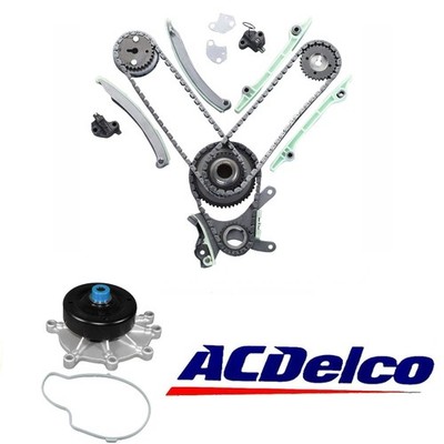 Timing Chain Kit & ACDELCO Water Pump for 99-04 Dodge Jeep 4.7L SOHC V8 JTEC
