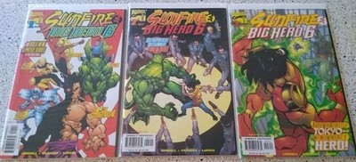 Sunfire & Big Hero 6, Complete Set - Issues 1-3 VERY RARE- LIMITED 