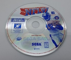 NFL '97 (Sega Saturn, 1996) TESTED NO TRACKING