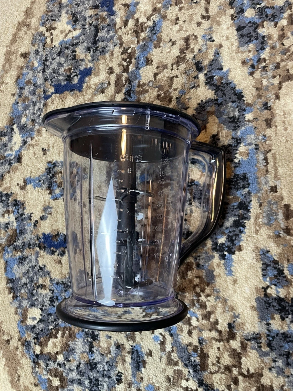 Ninja Master Prep Pro 48 oz Blender Pitcher Lid Replacement Round 6 Cup W/Blades