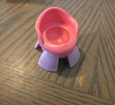 Fisher-Price Loving Family Dollhouse Pink  Purple Round Child's Potty Chair