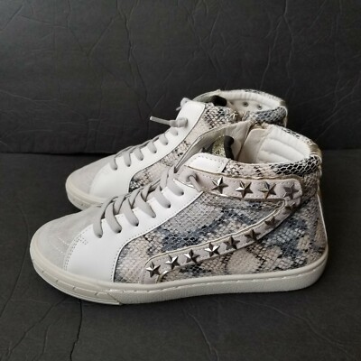 vintage havana high top snakeskin sneakers
