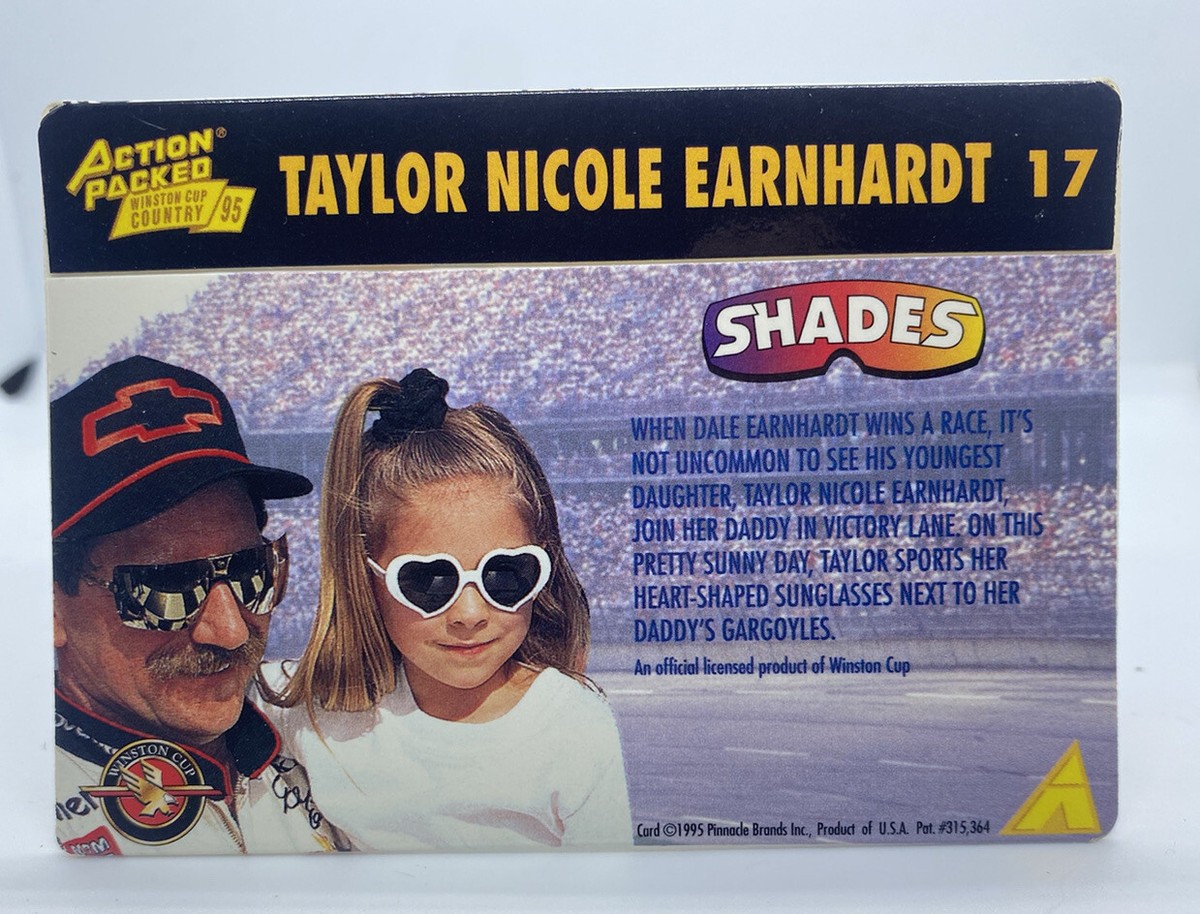 1995 Action Packed Shades Dale Earnhardt & Daughter Taylor Nicole