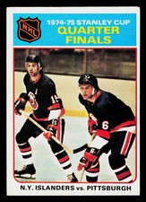 1975-76 Topps #4 Stanley Cup Quarter Finals Hockey Card