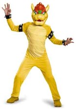 Bowser Deluxe Nintendo Super Mario Brothers Fancy Dress Halloween Child Costume