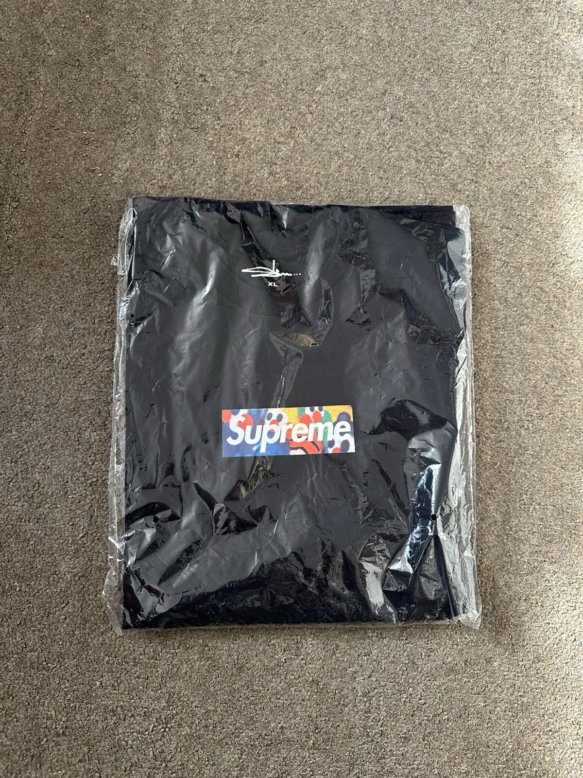 Logo Supreme Slawn Box noir