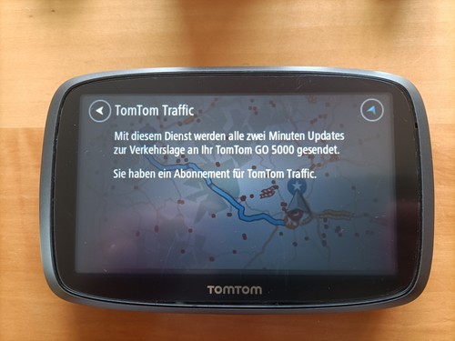 TomTom Go 5000 Europe Navi, 5 Zoll, Lifetime Maps&Traffic über SIM-Karte - Bild 9 von 11