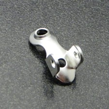 Genuine Yamaha Trumpet (1) 3rd Water Key Nipple & Holder, Silver Plated NEW! S3