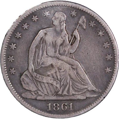 1861-O Seated Liberty Half Dollar ~ VF