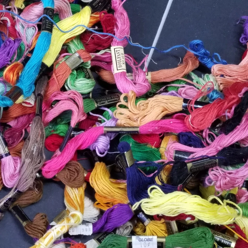 Large Lots of Embroidery Thread needlepoint 150 Pc. What you see is what you get - Image 3 of 4