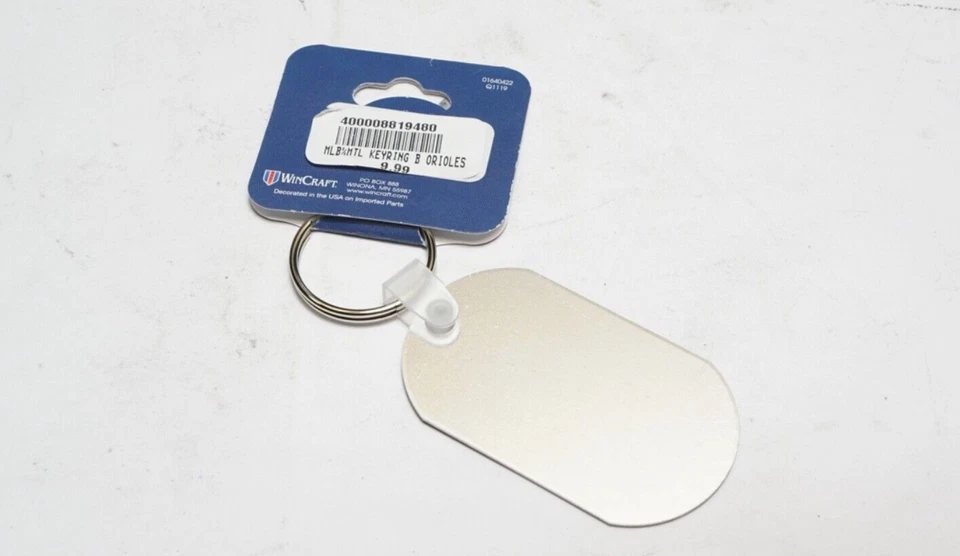New WinCraft/MLB BALTIMORE ORIOLES METAL KEY RING - ALUMINUM 52699118 Ships FREE - Image 2 of 4