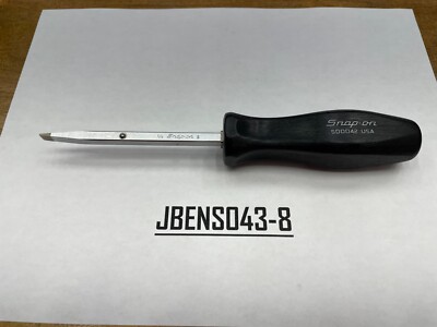 Snap-on Tools MINT RARE BLACK Hard Grip Interchangeable Blade Screwdriver SDDD42