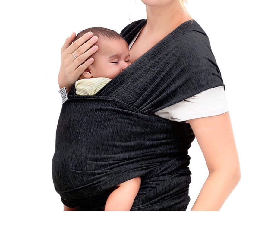 Baby Wrap Carrier Natural Cotton Nursing Baby Sling Suitable Newborns 35  lbs