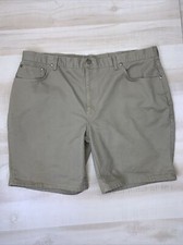 Colter Vintage USA Made Mens Flat Front Khaki Twill Shorts Size 42-11154