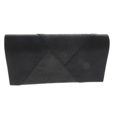 Fashion Glitter Fabric Satin Clutch Evening Bag WYQ130-BLK