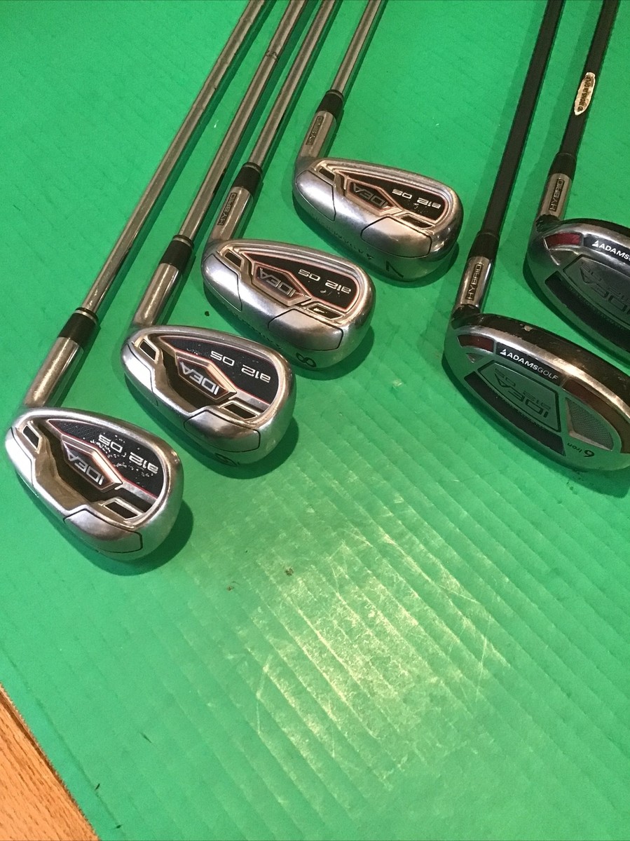 Adams Golf Idea A12 OS Hybrid Iron Set 5H,6H,7,8,9,P Golf Club RH