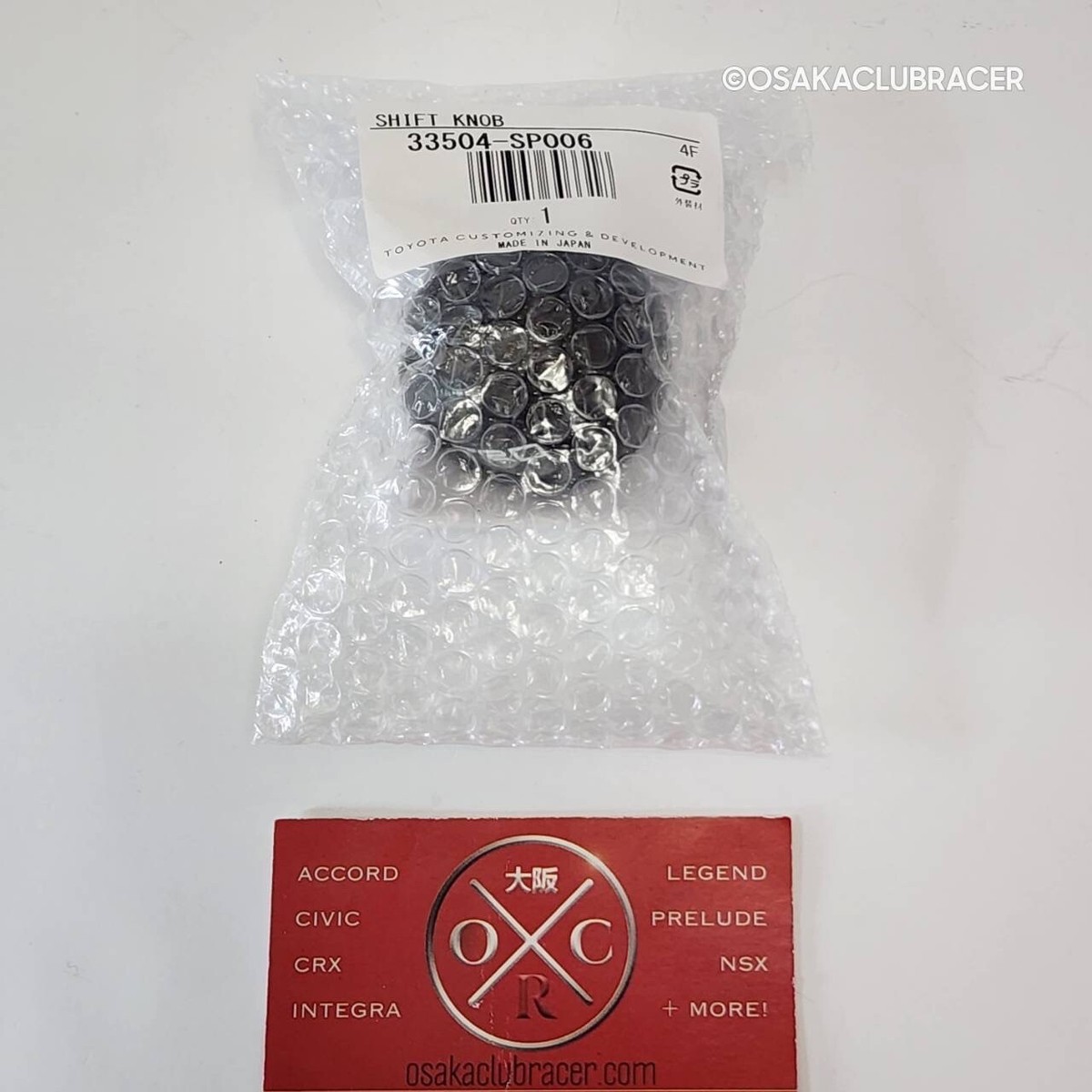 Genuine OEM Toyota TRD Shift Knob & Shift Plate Decal Set