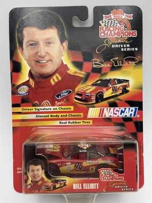 Racing Champions Signature Driver Series Bill Elliott 1/64 Scale FREE SHIPPING