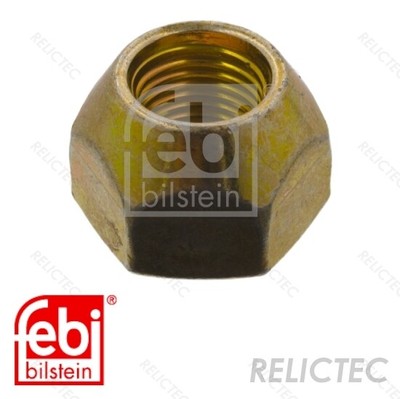Radmutter für Nissan Smart: PRIMERA, NAVARA, PICK UP, SUNNY III 3,II 2, BLUEBIRD