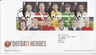 TALLENTS PMK GB ROYAL MAIL FDC 2013 FOOTBALL HEROES STAMP SET