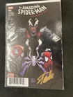 AMAZING SPIDER-MAN, RENEW YOUR VOWS #8 (VOL 2), NM, 2017  signed Gold Stan Lee