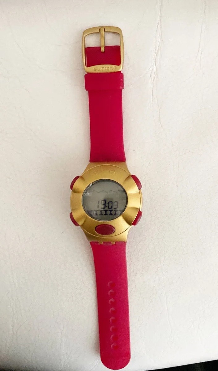 SWATCH IRONY BEAT YQG1000 GOLDEN VIRTUAL WAVE BRAND NEW