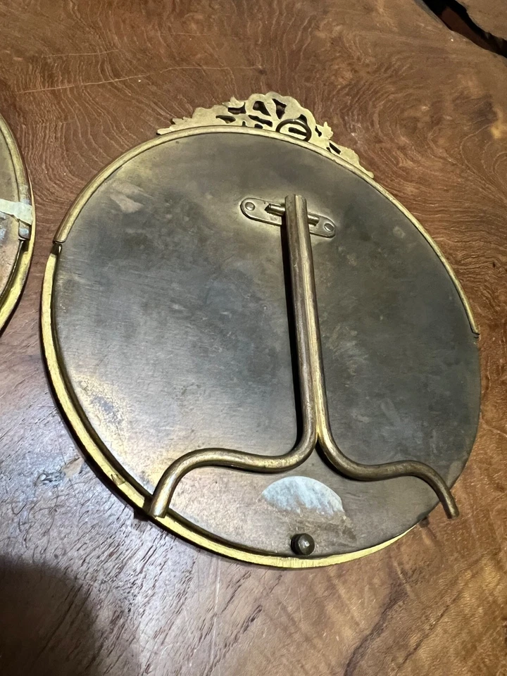 SALE! Set of 2 Antique French Gilt Bronze Frames - Image 4 of 4