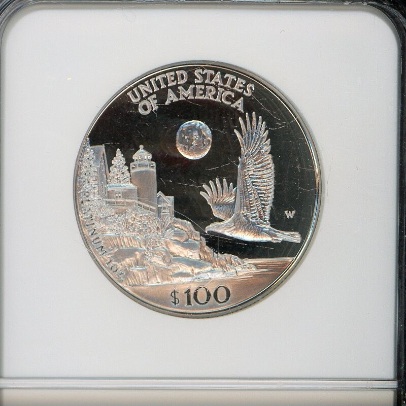 1998 W US 1 OZ Platinum American Eagle $100 NGC PR 70 Ultra