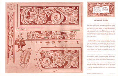 Leather Craft Doodle Pattern     Have Fun with Leather