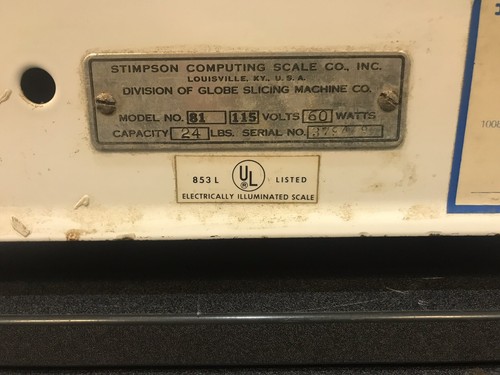 Globe Stimpson Antique Scale With Automatic Lights - Picture 2 of 10