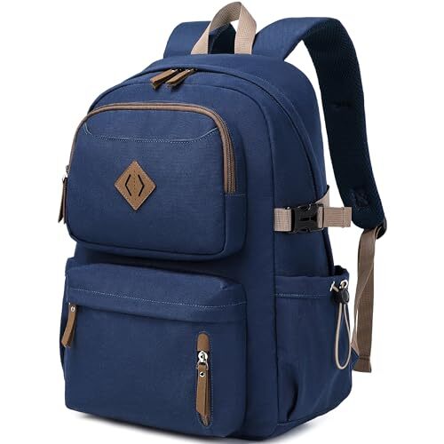 15.6 Inch Anti-Theft Laptop Backpack for Men and Women in Blue
