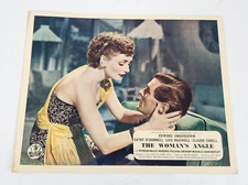 The Womans Angle 1952 Lobby Card Movie Poster Cathy Odonnell Lois Maxwell UK VTG