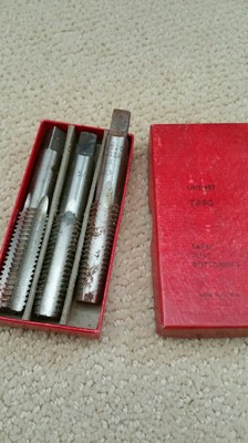 D.T.C USA 3 pc 5/8-11 nc hs gh3 4 flute TAP die set machinist auto aviation 38