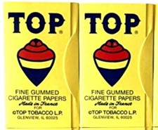 2x Top Rolling Papers 100 Papers/Pk Tops - *Great Price* *USA Shipper!*