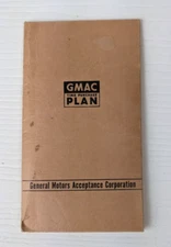 General Motors Acceptance Corporation 1955 pay coupon book money order receipts