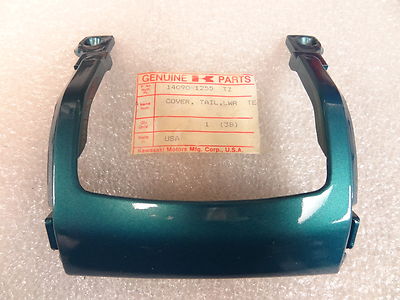 Kawasaki NOS NEW 14090-1255-TZ Peacock Teal Green Lower Tail Cover
