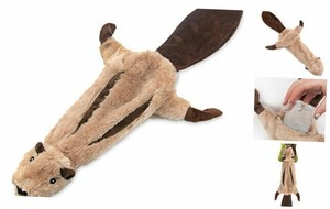 dog toy squirrel log