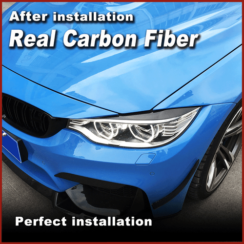 Embellecedores de faros de carbono para BMW Serie 4 F82 F83 M4 F32 F33 F36 y Serie 3 F80 M3 malo - Imagen 5 de 11