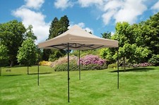 GAZEBO RICHIUDIBILE IN ACCIAIO MOD. FUNCHAL 3x3x32H M. - TELO RICAMBIO PAPILLON
