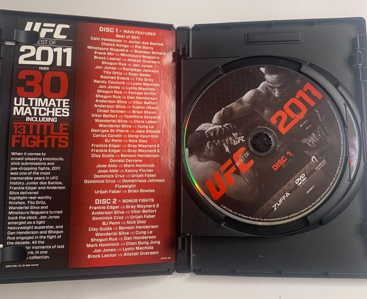 UFC: Best of 2011 (DVD, 2012, 2-Disc Set) | eBay