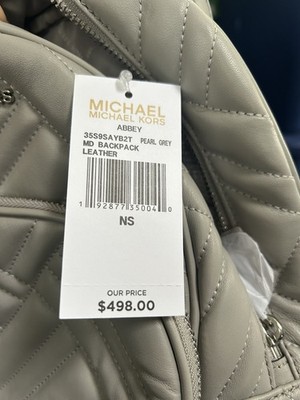 BRAND NEW!! Michael Kors Abbey Leather Backpack