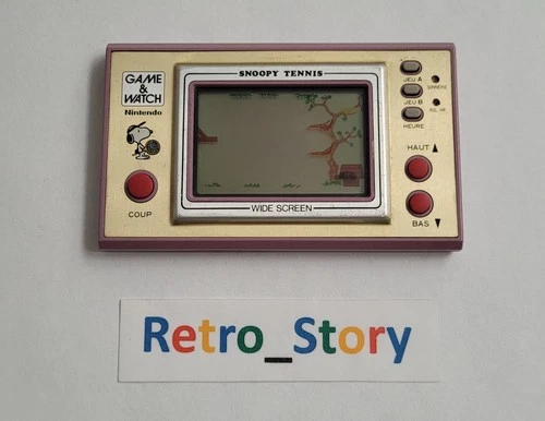 Nintendo Game & Watch - Snoopy Tennis - Wide Screen SP-30 - Touches Françaises