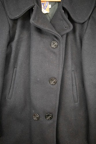 Antler USA Vintage 70s/80s Navy Wool Peacoat Size 42 - Picture 2 of 6