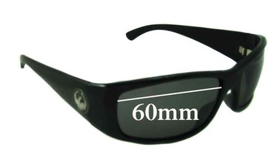 SFx Replacement Sunglass Lenses fits Dragon Dusk - 60mm Wide