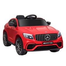 Stylish 12V Mercedes-Benz Kids Ride On Car 2 Speed Modes Red 45.25" Size