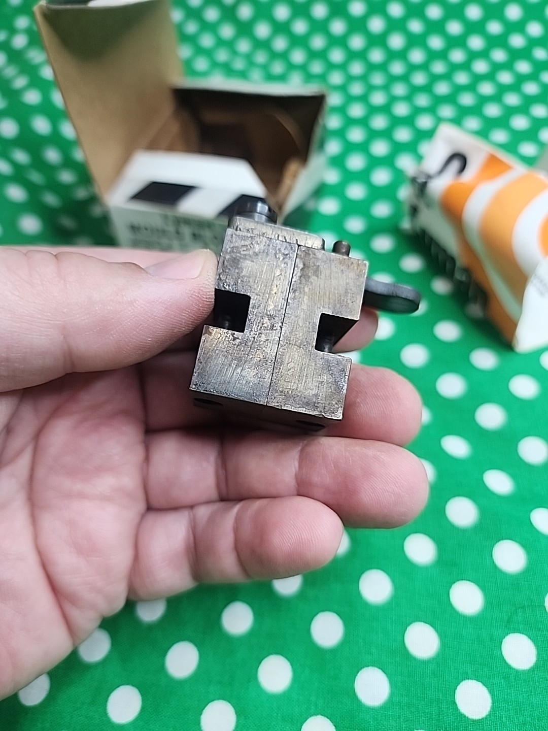 LYMAN 504617 SINGLE CAVITY BULLET MOLD LEAD MOULD RELOADING RELOAD MOLD