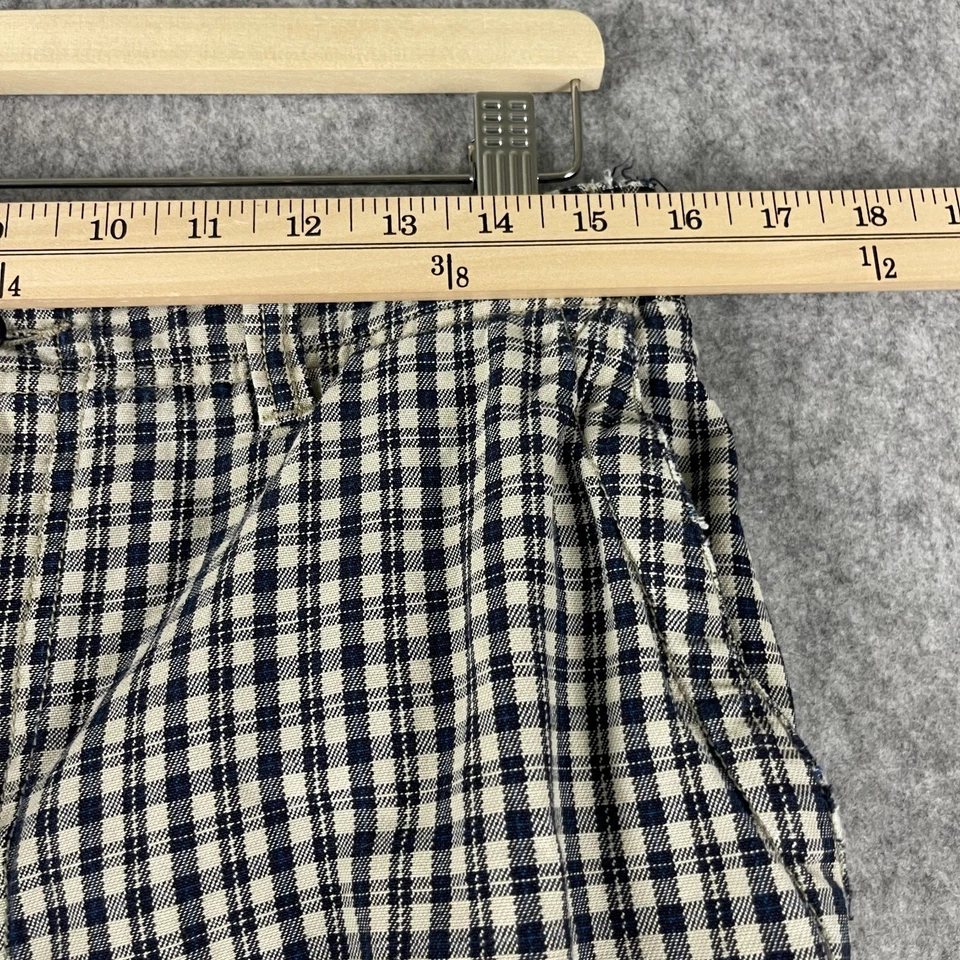 Pantalones Cortos de Carga Abercrombie Fitch Para Hombres 31 Cuadros Algodón Grunge Patinador Años 90 De Colección Foto 4 de 4